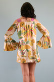 LINA LONG SLEEVE DRESS (IVORY)-D8086