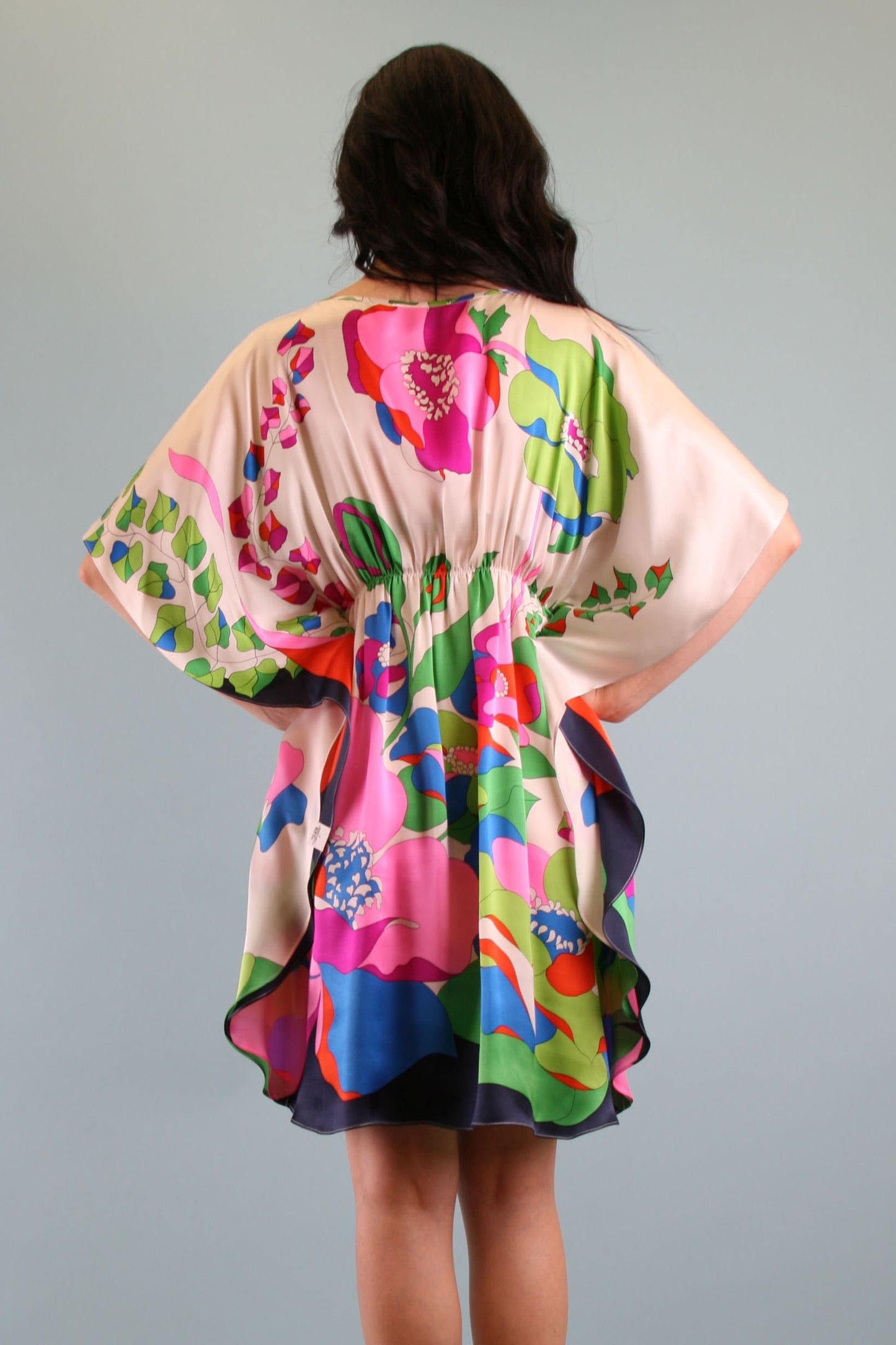 EMMA CAFTAN DRESS (IVORY)-D8155