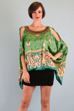 ALICIA BLOUSON DRESS (GREEN)- D8503