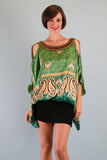 ALICIA BLOUSON DRESS (GREEN)- D8503