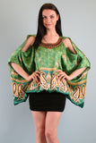 ALICIA BLOUSON DRESS (GREEN)- D8503