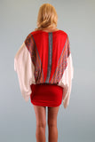 ATHENA BLOUSON DRESS (RED)- D8512