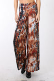 TAMARA PANTS (BROWN TIE DYE)-P9425