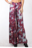 TAMARA PANTS (WINE TIE DYE)-P9425