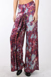 TAMARA PANTS (WINE TIE DYE)-P9425