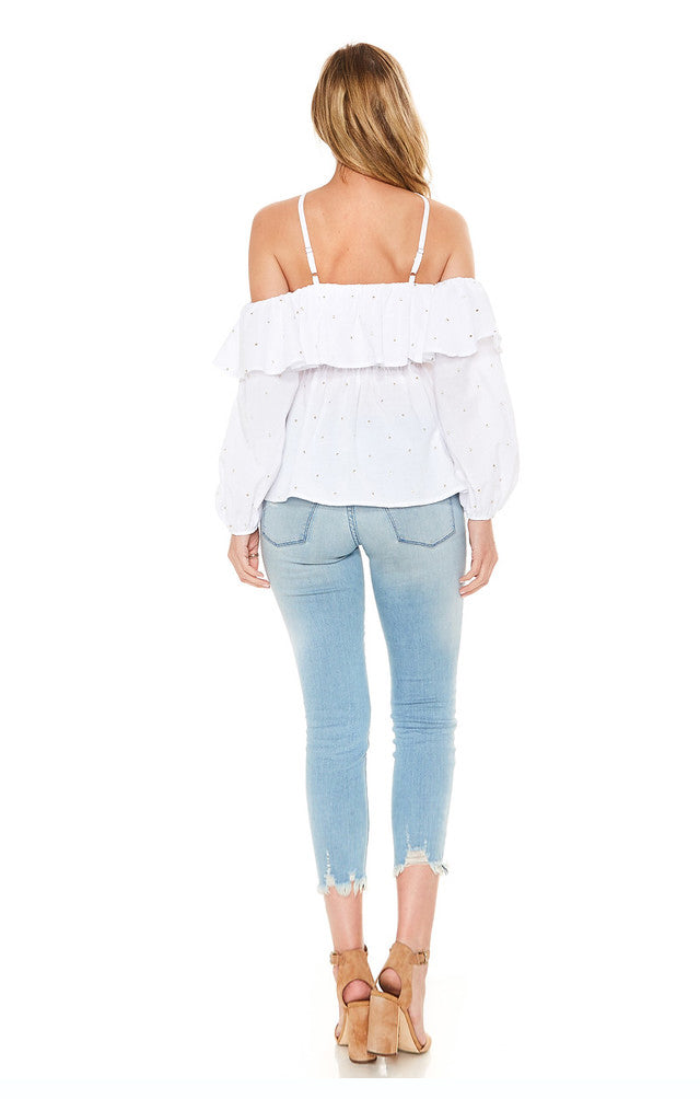 ESTRELLA HALTER TOP (White)- VT2116