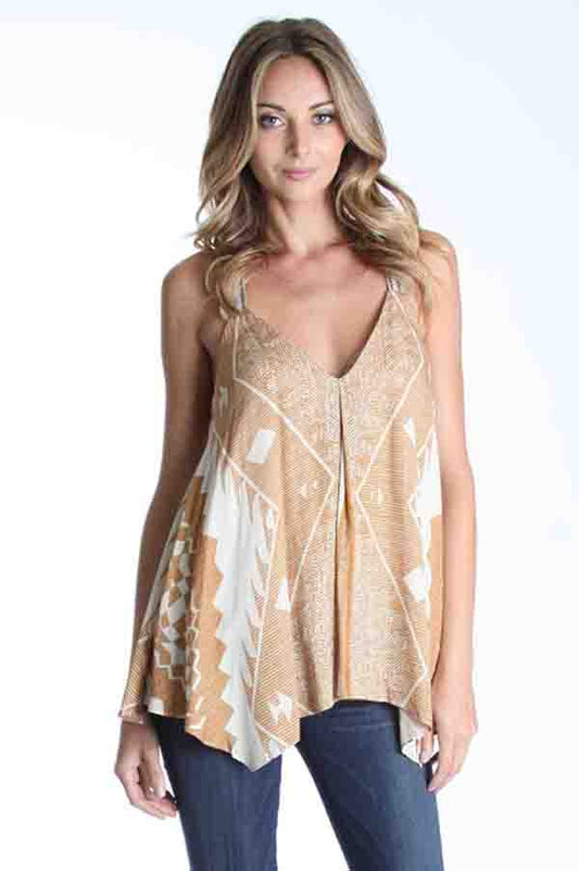FREYA CAMI (BROWN)-VT9928