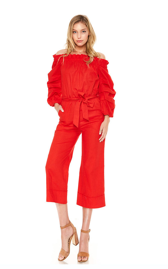 HAZEL JUMPSUIT (Red)-VD2074