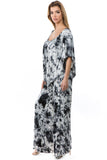 JILL STRAPLESS JUMPSUIT (LT. GREY TIE DYE)- JD7152T (VD9538)