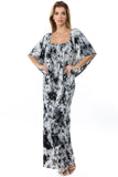 JILL STRAPLESS JUMPSUIT (LT. GREY TIE DYE)- JD7152T (VD9538)