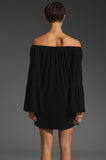 JENNA OFF SHOULDER DRESS (BLACK)-JD7461