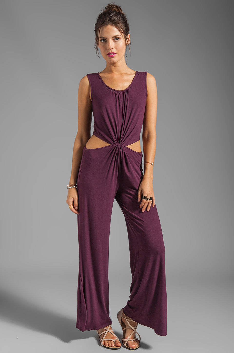 SAVANNAH JUMPSUIT (WINE)-JD8015