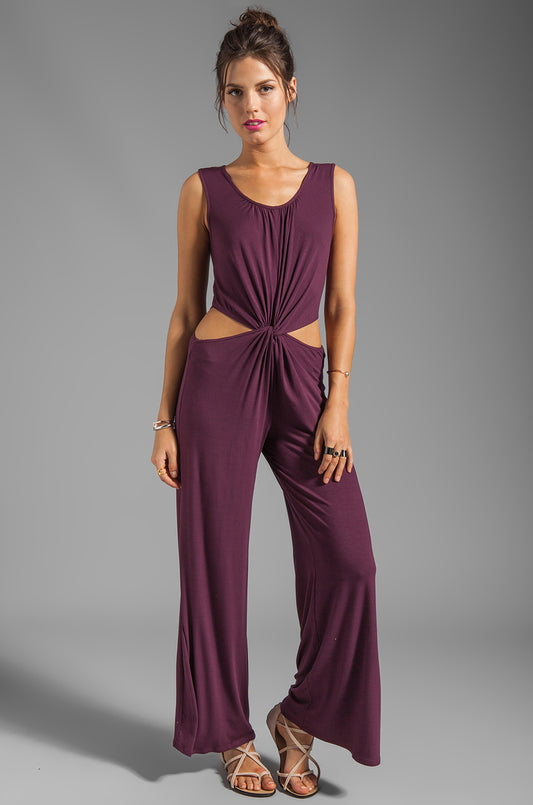 SAVANNAH JUMPSUIT (WINE)-JD8015