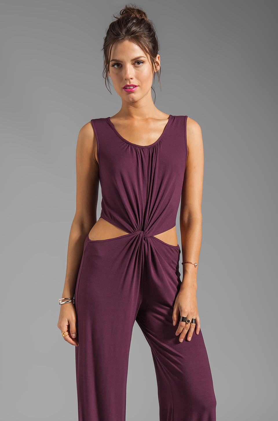 SAVANNAH JUMPSUIT (WINE)-JD8015