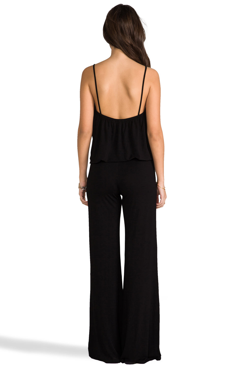 Scarlet Tie Jumpsuit (Black)-JD7702