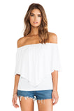 MINA CONVERTIBLE TOP (WHITE)-JT7463