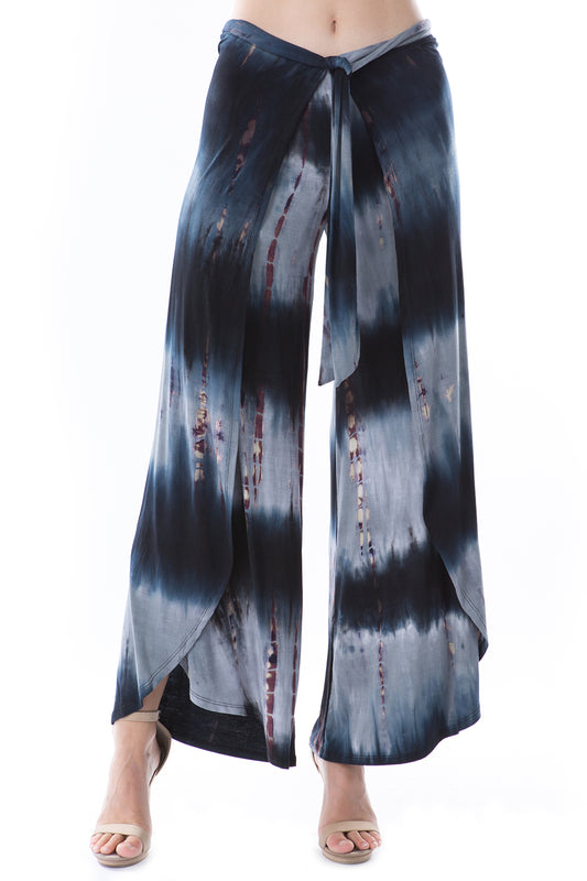 ERIN PANTS (BAMBOO BLACK/GREY TIE DYE)-JP8769