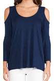 Brenda Bell Sleeve Top (Navy)-JT7365