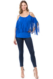 SIENNA OPEN SHOULDER TOP (ROYAL BLUE)- JT9150