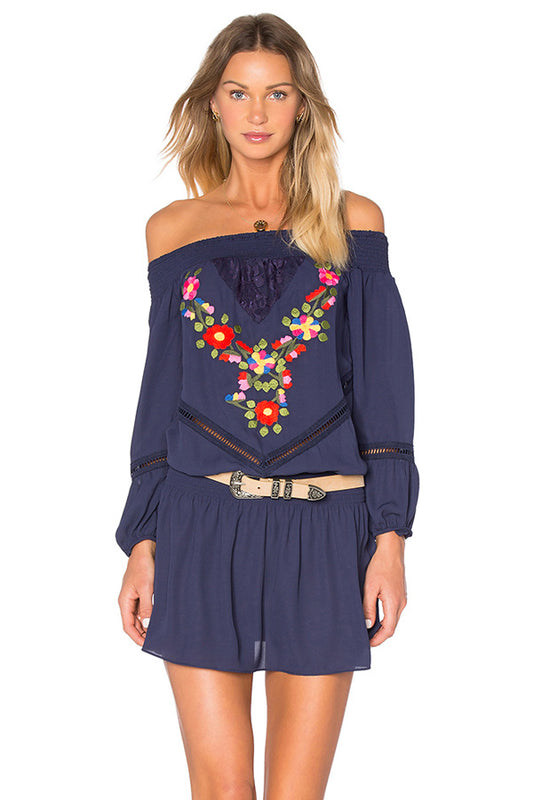 KACIE DRESS (NAVY)-CVD1208
