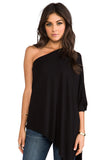 PONCHO TOP (BLACK)- JT7384