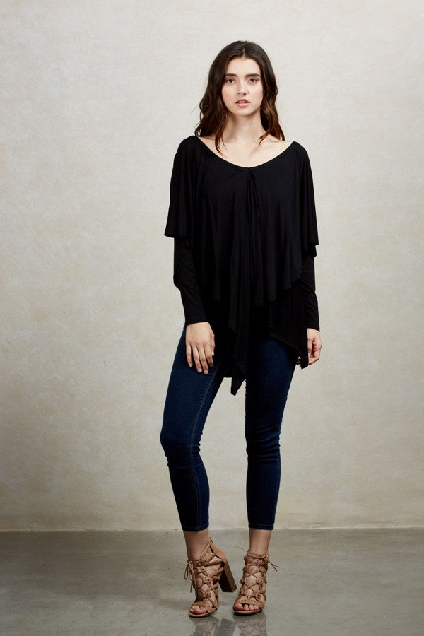 CALIGENIA TOP(BLACK) -VT1622