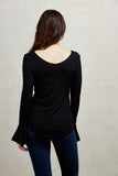 ORLANTHA BELL SLEEVE TOP (AVAILABLE IN VARIOUS COLORS)-VT1553