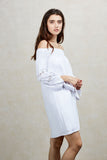 KARISSA OFF THE SHOULDER DRESS (WHITE)-VD1721
