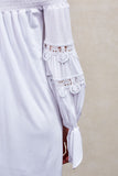 KARISSA OFF THE SHOULDER DRESS (WHITE)-VD1721