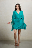 KARINA KIMONO TUNIC DRESS (Green)-VD1179