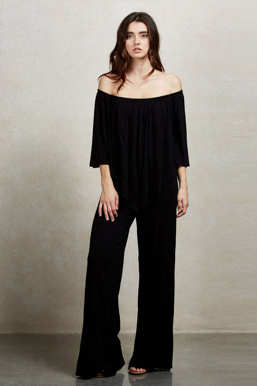 JILL STRAPLESS JUMPSUIT ( Black, Grey, White, Red,  Aqua, Copper)- JD7152