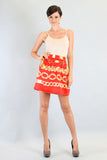 CHAIN SKIRT (RED)-S7415