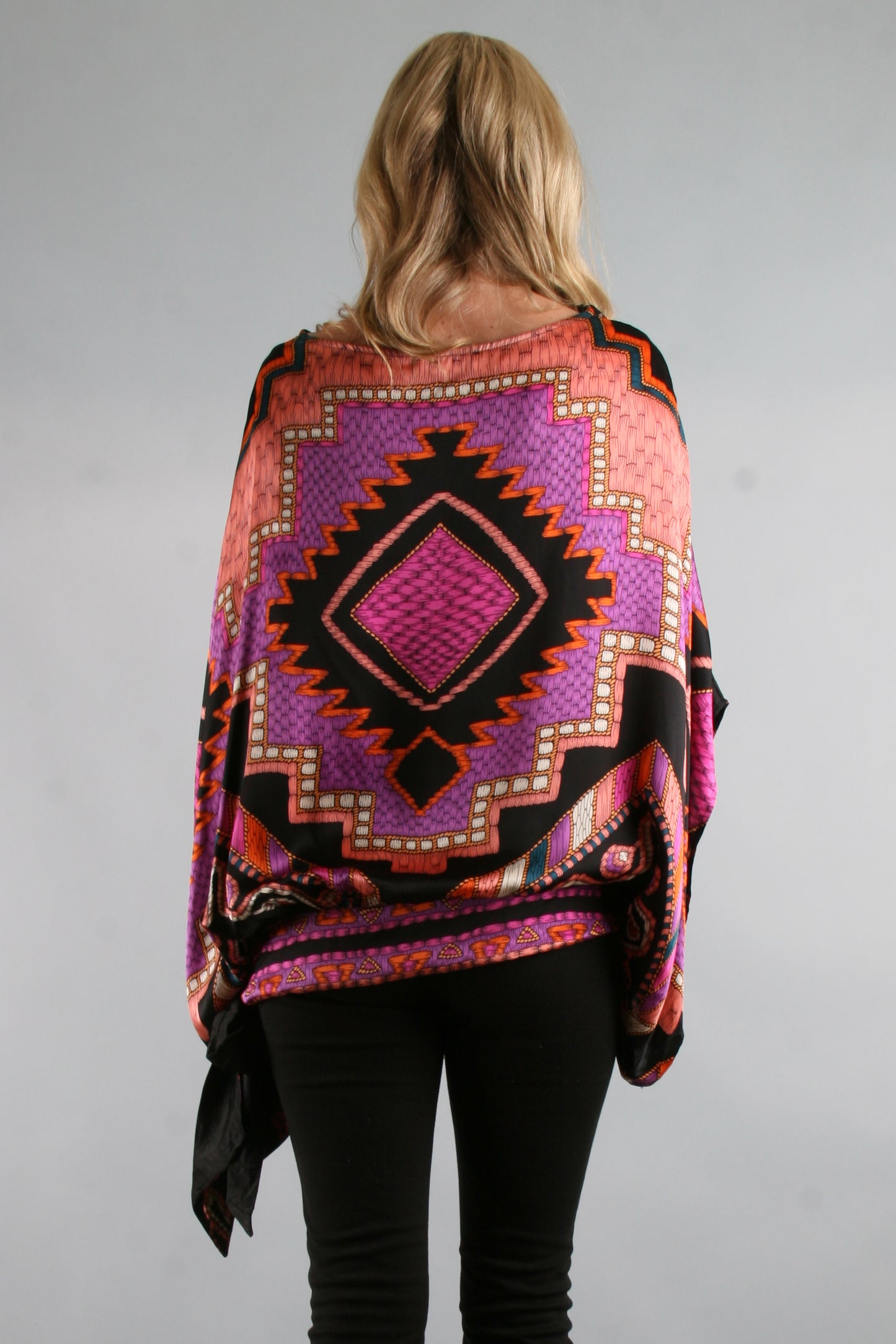 NATIVE BLOUSON TOP (MULTI)-T7490