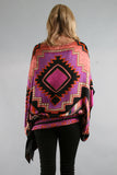 NATIVE BLOUSON TOP (MULTI)-T7490
