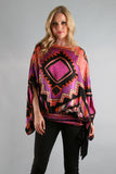 NATIVE BLOUSON TOP (MULTI)-T7490