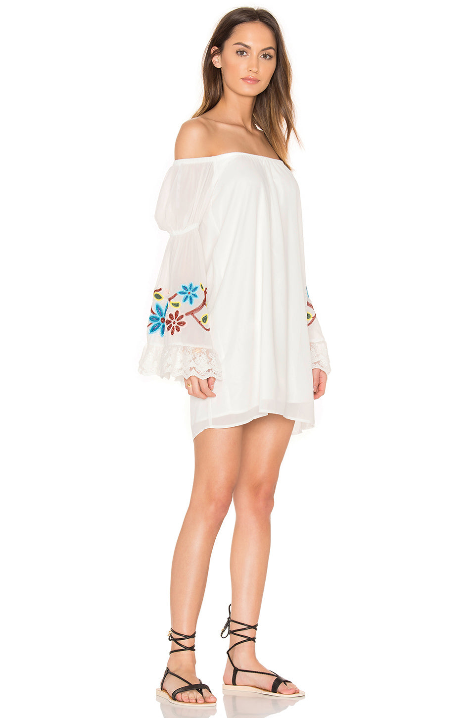 MERUVINA OFF THE SHOULDER DRESS-CVD9000