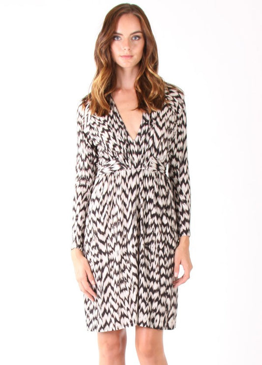 JUNE LONG SLEEVE DRESS (Black)- VD1138
