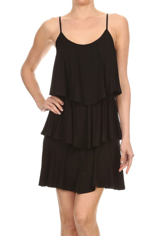 MARION DRESS (BLACK)- VD1677