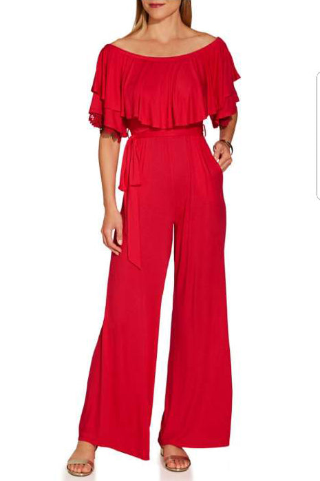HEIDE JUMPSUIT (RED)-VD1759
