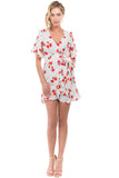 SYLVIE WRAP DRESS (White)- VD2147