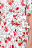 SYLVIE WRAP DRESS (White)- VD2147