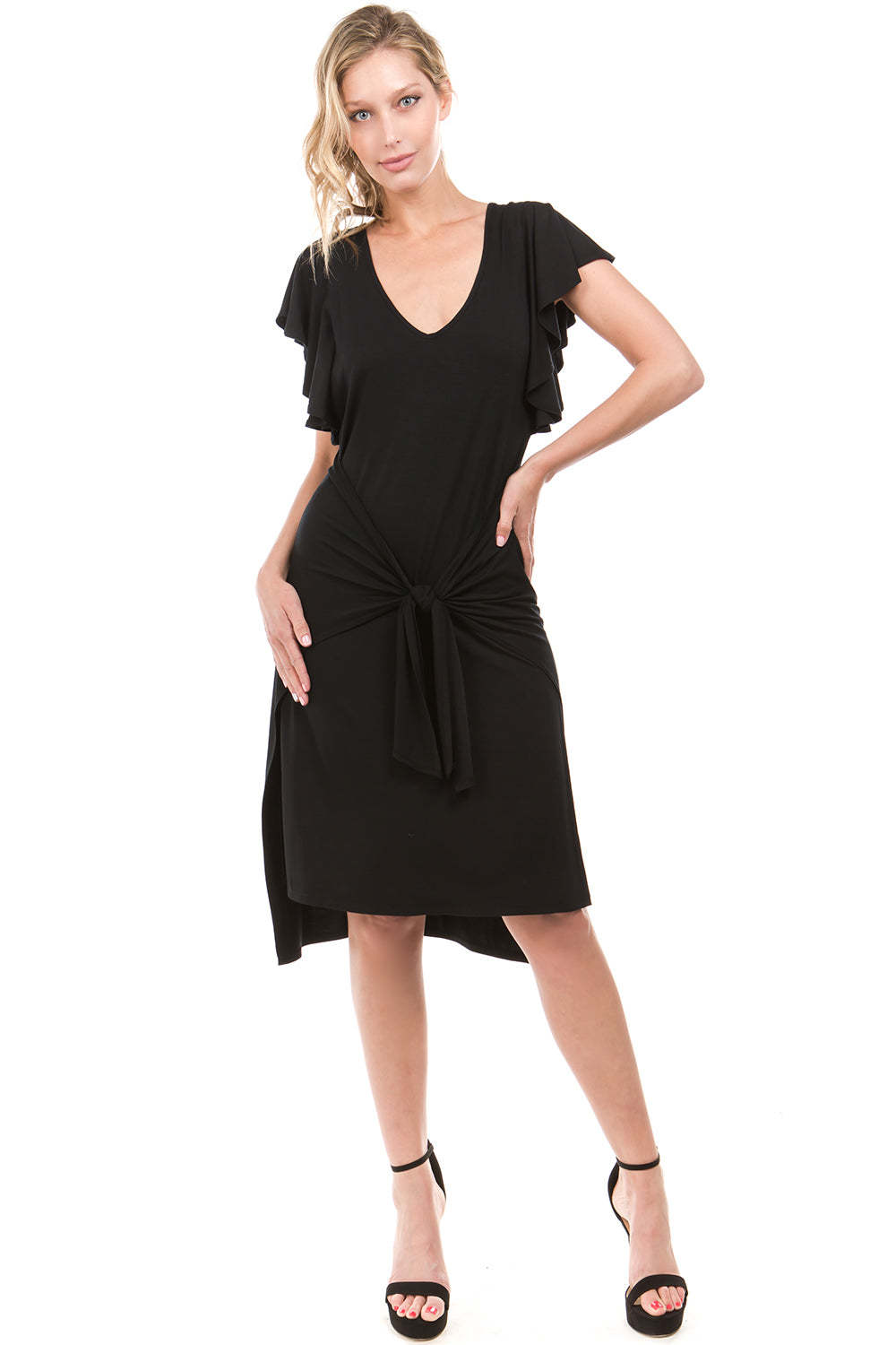 ALMA DRESS (BLACK)- VD2211