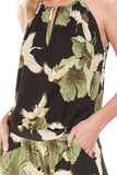 CRANE JUMPSUIT (Black)-VD2217