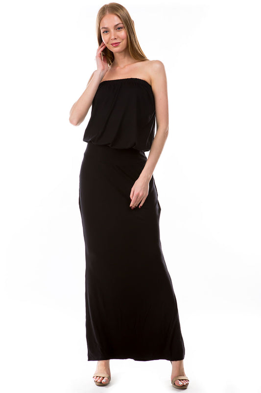 MAREN MAXI DRESS (BLACK)- VD2239