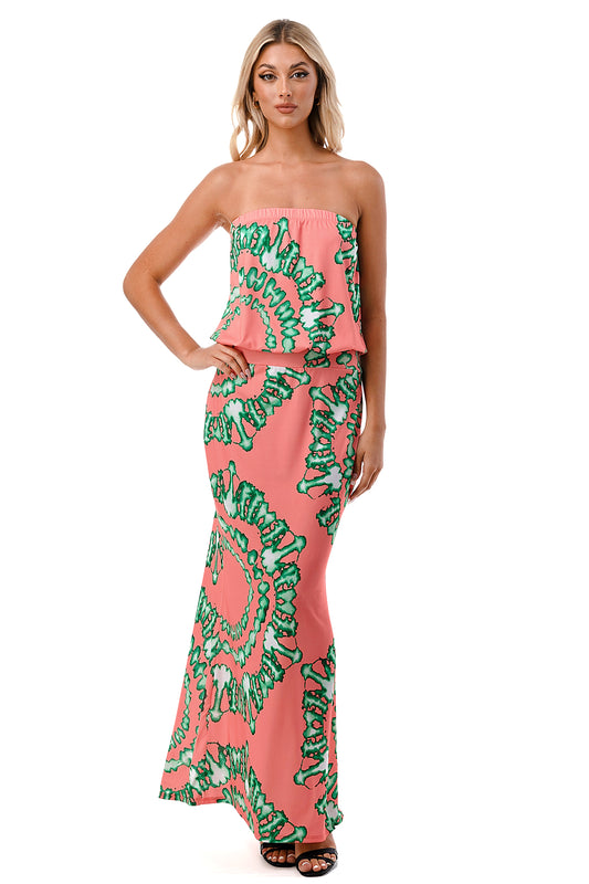 MAREN MAXI DRESS (CORAL BRYNN)- VD2239
