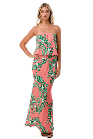 MAREN MAXI DRESS (CORAL BRYNN)- VD2239