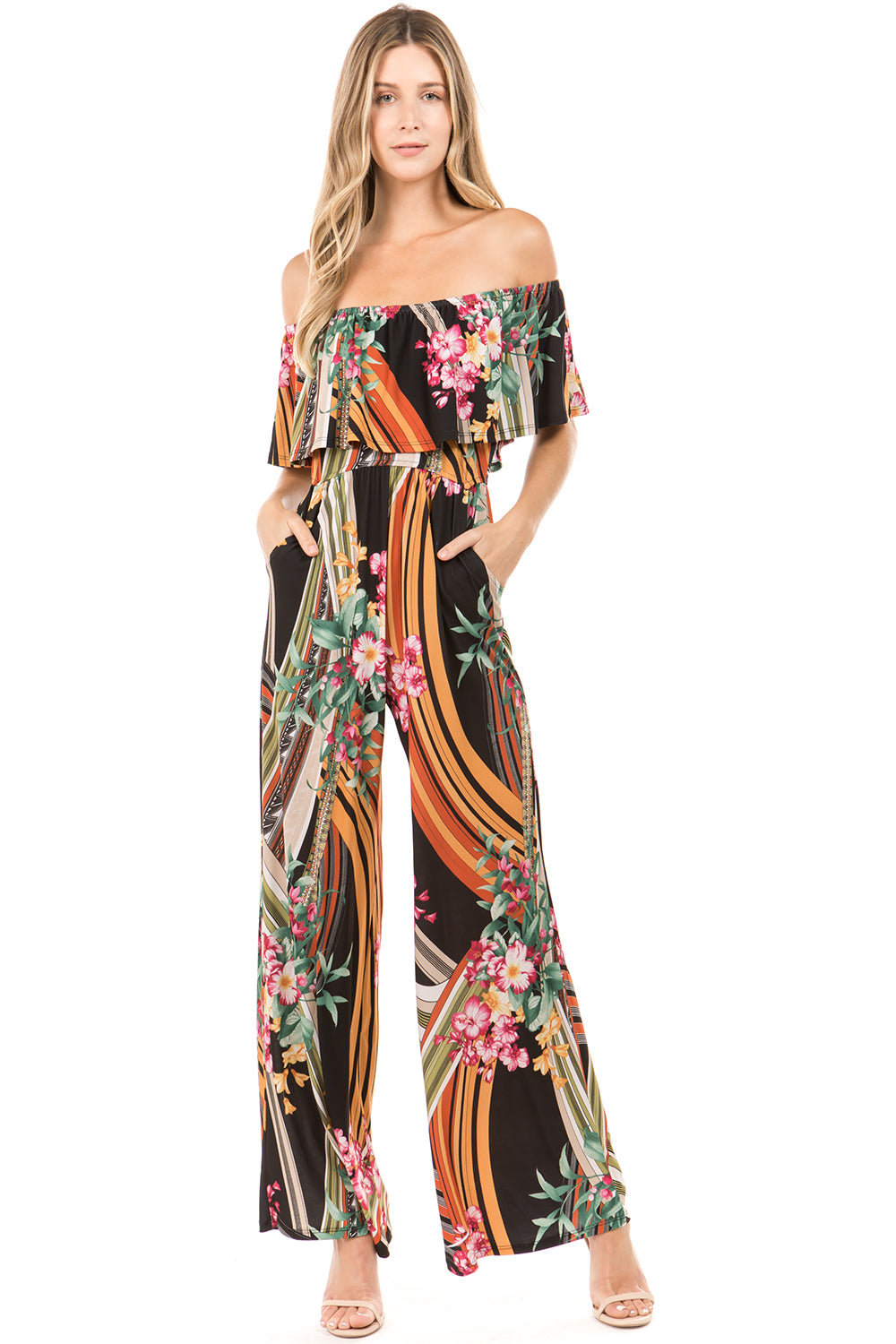 CAIA JUMPSUIT (Multi)- VD2282
