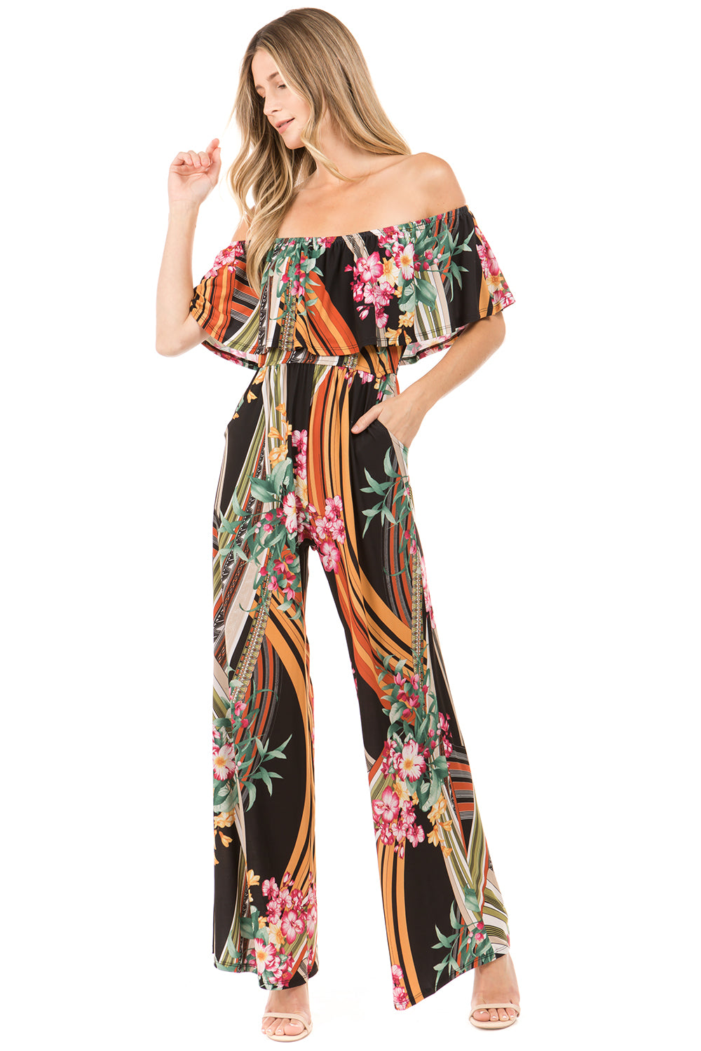 CAIA JUMPSUIT (Multi)- VD2282