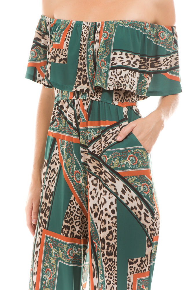 LIVIA JUMPSUIT (Green)- VD2316