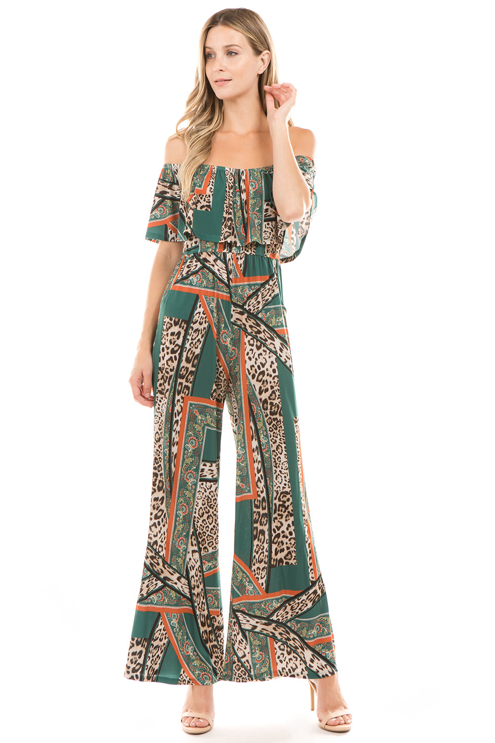 LIVIA JUMPSUIT (Green)- VD2316
